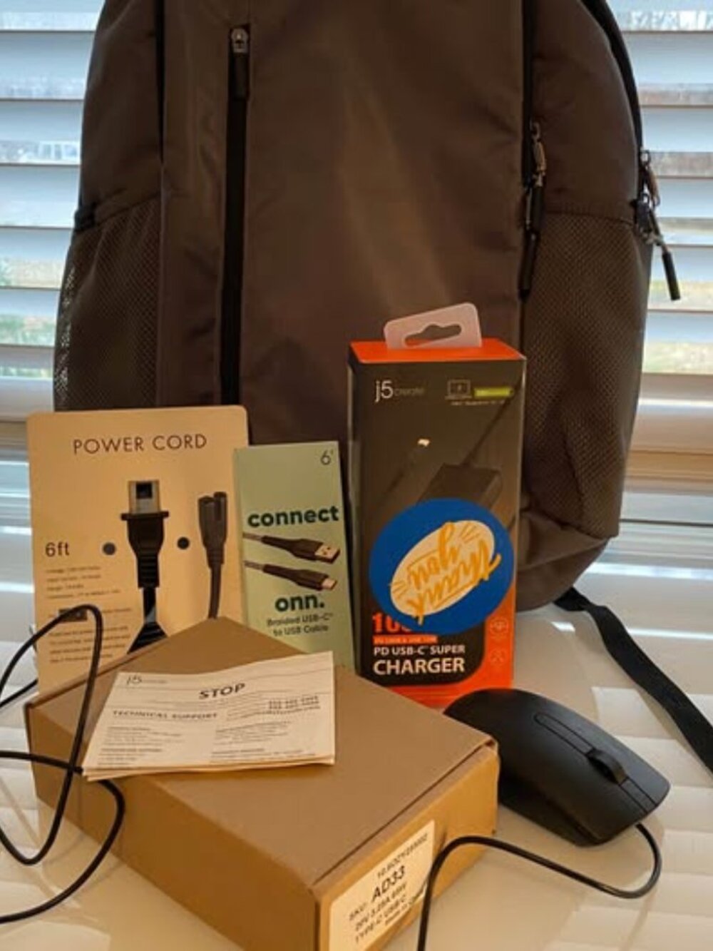 Dell Backpack and Dell Power Cords, Adapters, and Accessories